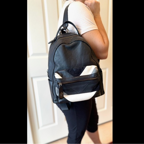 COACH Rucksack Leather Backpack - Picture 2 of 16